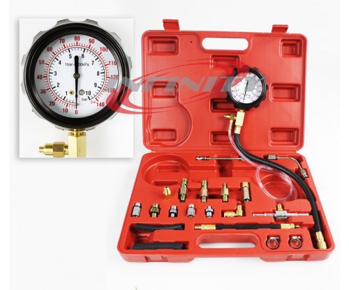 Fuel Pressure Injection Tester Oil Combustion Spraying Meter Guage Kit